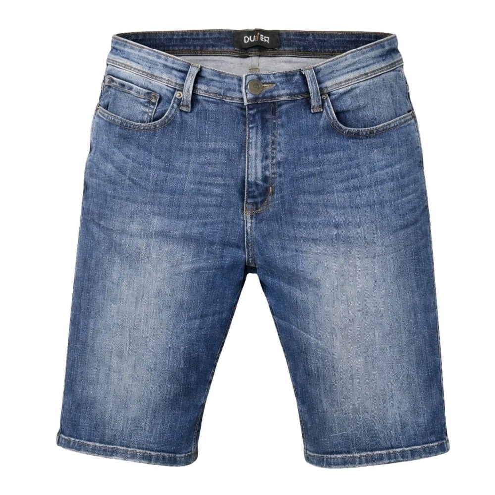 DU/ER L2X Slim Fit Denim Shorts Mens 36 Stretch Performance Jorts Outdoor Travel